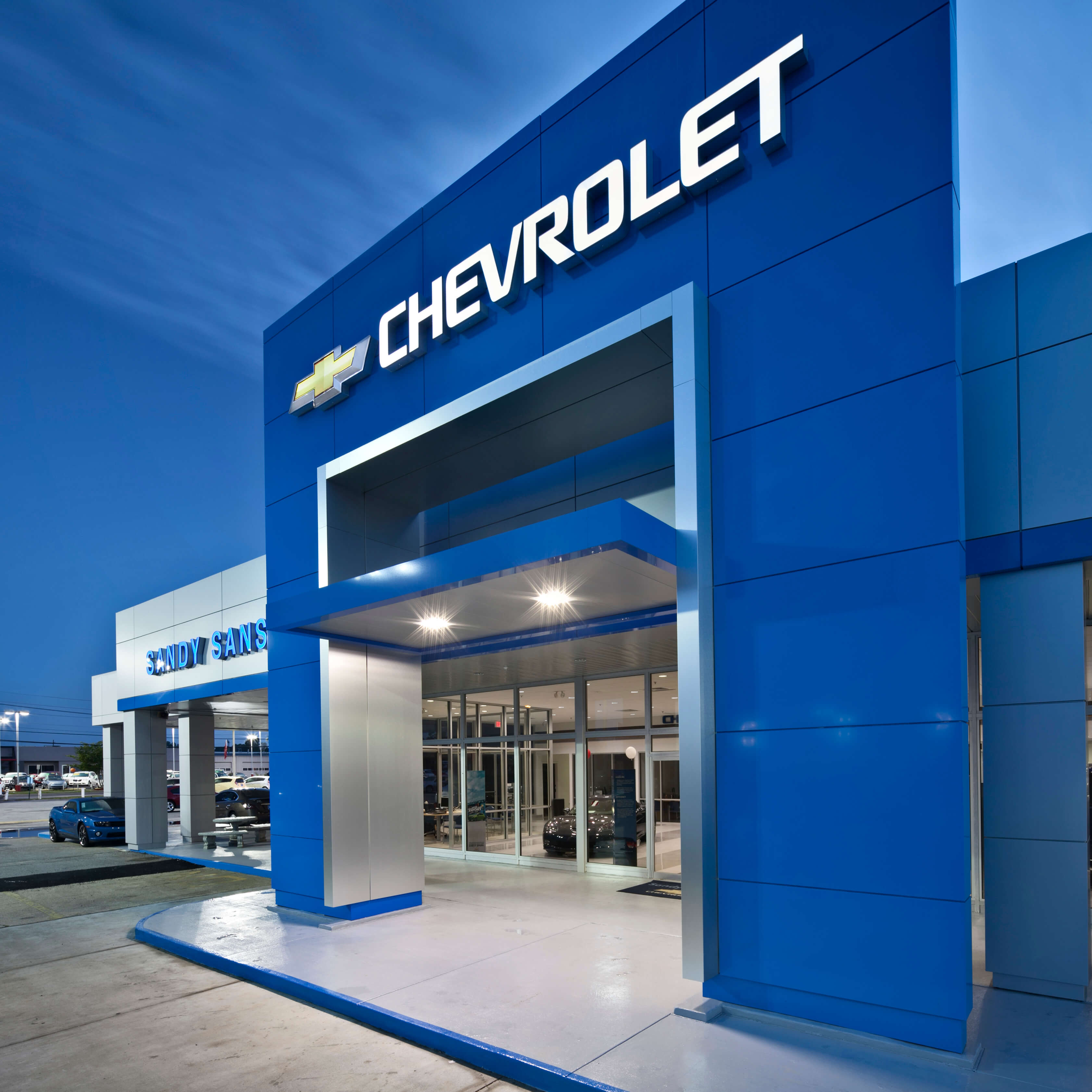 Sandy Sansing Chevrolet Dealership | Caldwell Architects