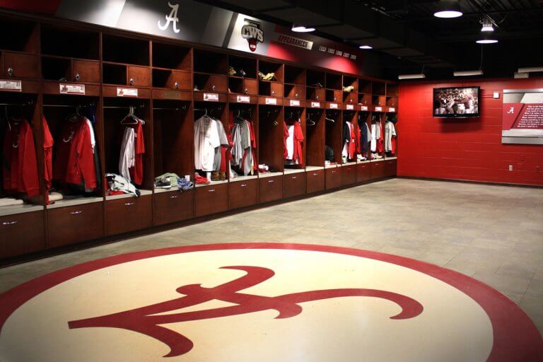UA Baseball Locker Room 1