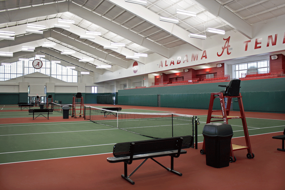 UA Indoor Tennis Court-Interior Courts